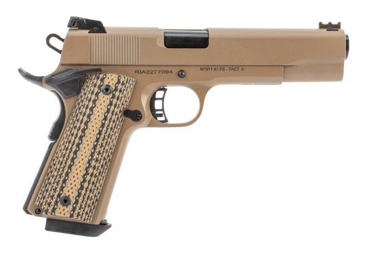 Rock Island M1911 A1 Ultra FS 10mm pistol with flat dark earth finish